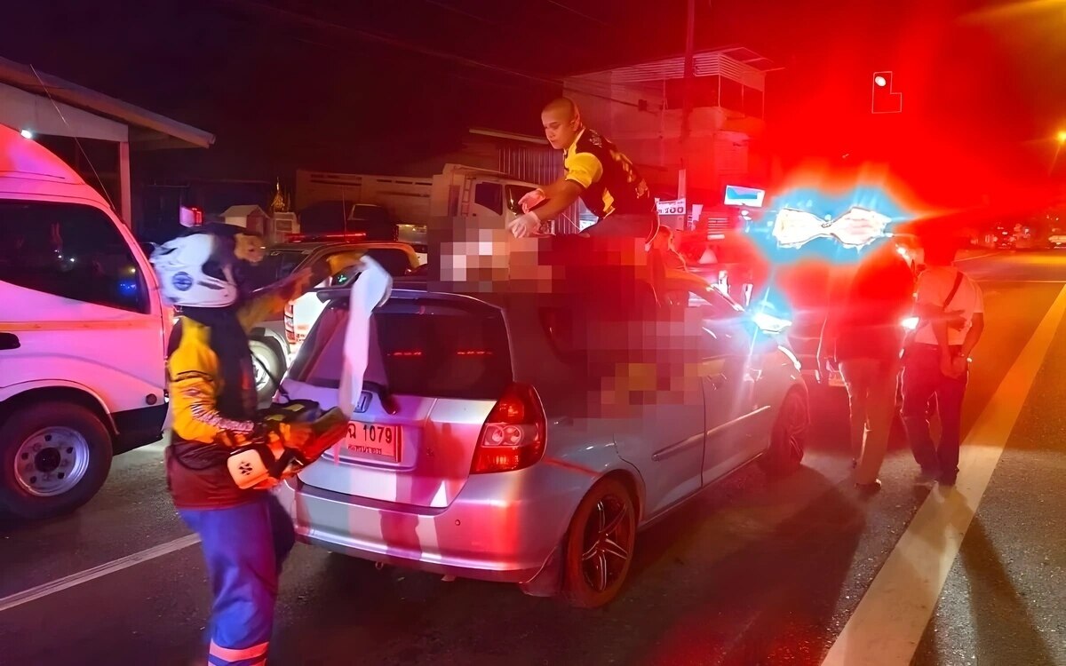 Unfassbarer vorfall in thailand 30 kilometer mit leiche auf dem autodach gefahren