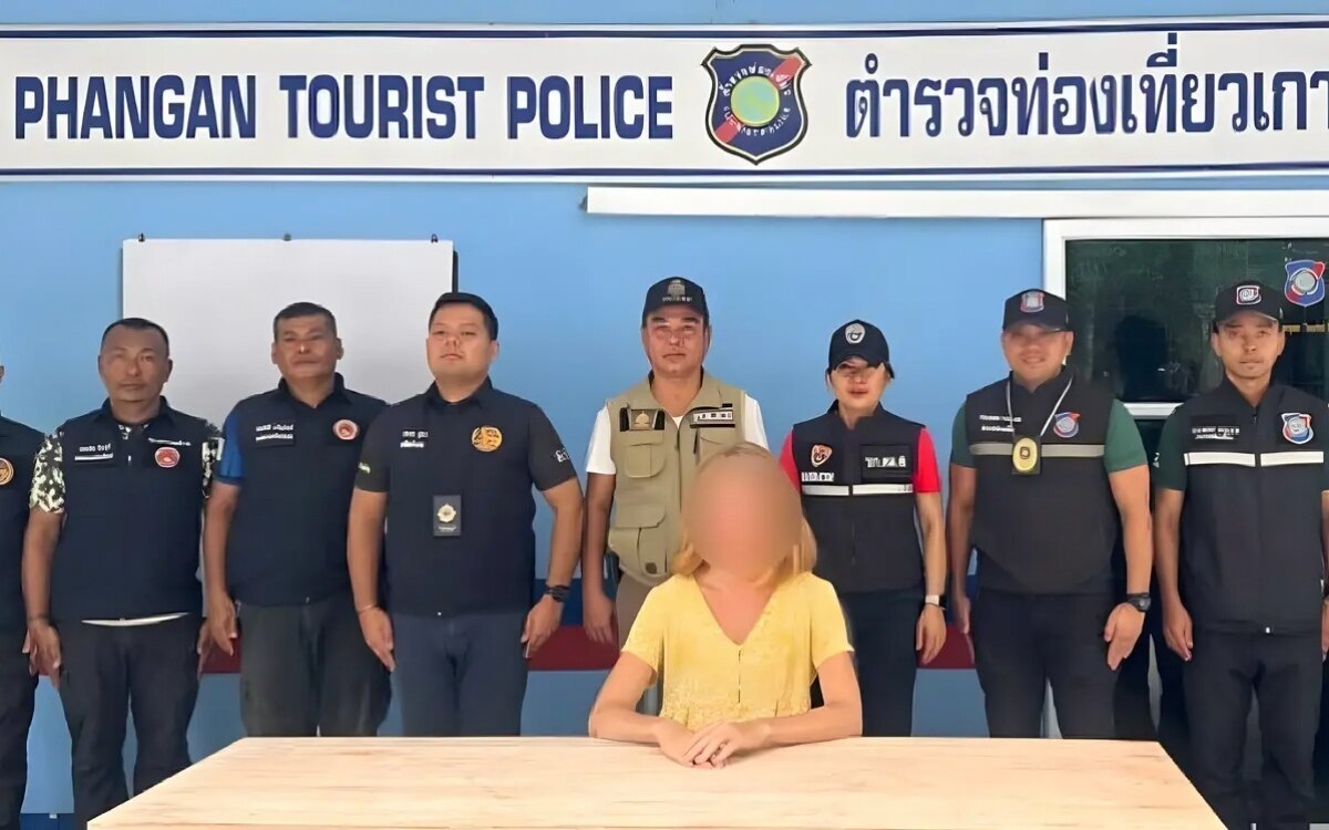 Verhaftung von auslaendern auf koh phangan wegen illegaler arbeit