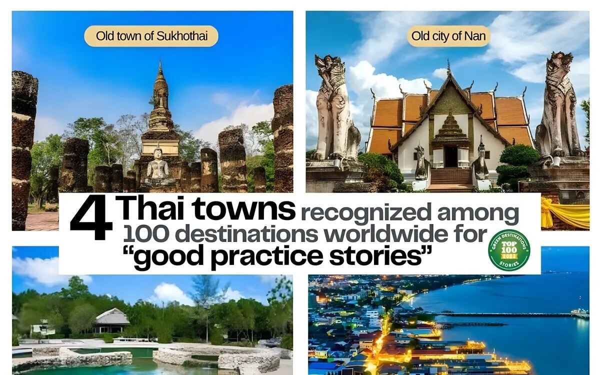 Vier thailaendische staedte unter 100 reisezielen weltweit fuer good practice stories ausgezeichnet