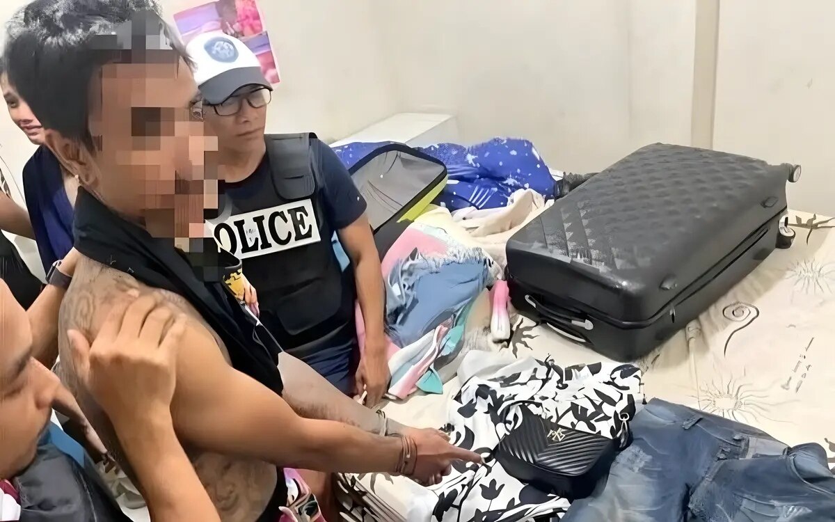 Waschsalon dieb in patong verkauft gestohlene gegenstaende