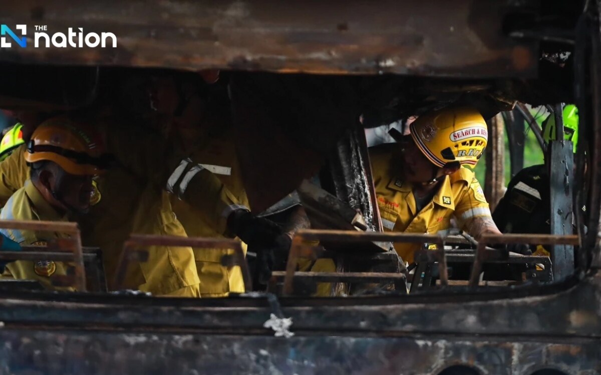 Wenn korruption desaster verursacht schwerwiegender schulbusbrand in thailand wirft fragen zur