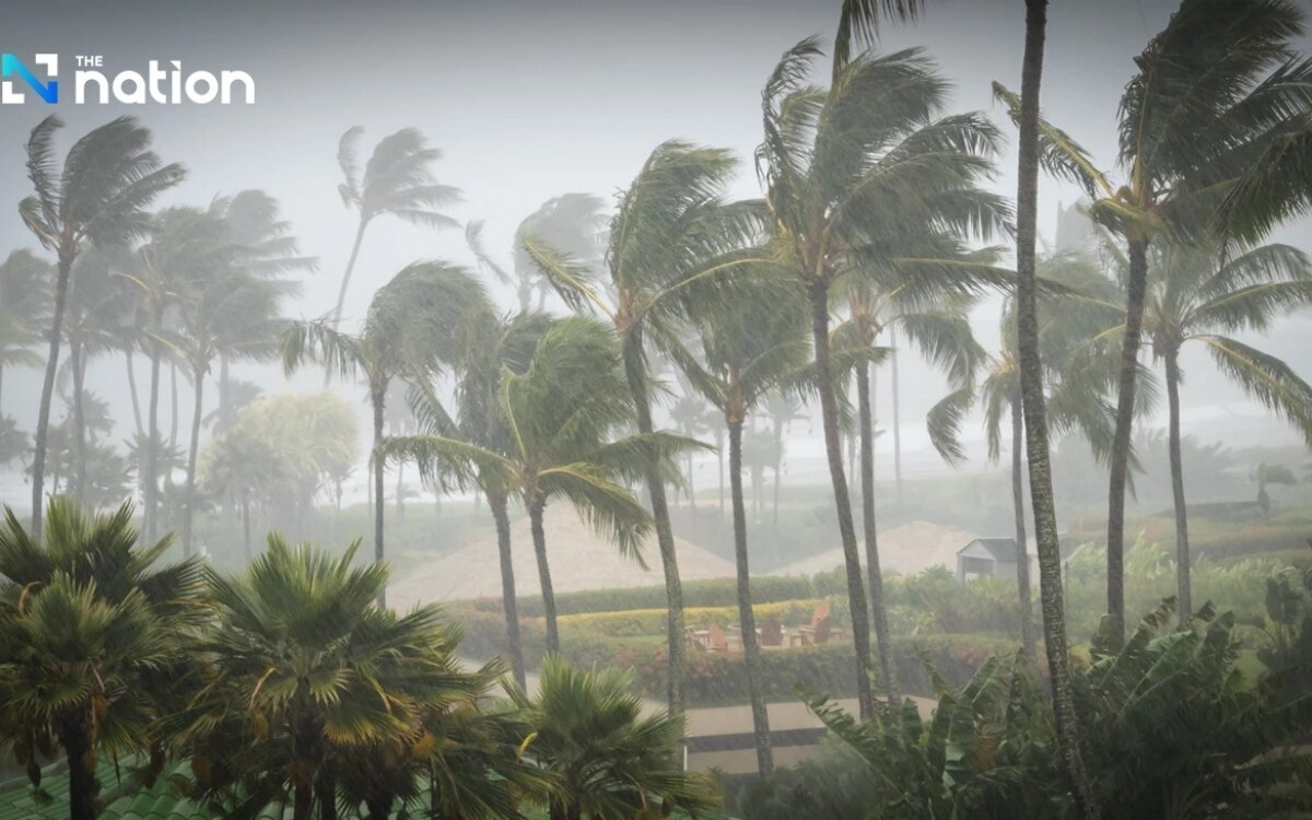 Wetterwarnung: Sommersturm trifft zehn Provinzen Thailands mit starkem Regen und heftigen Winden