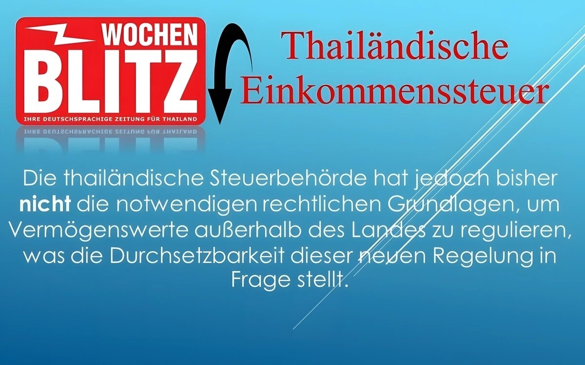 Wie die neue Steuerpolitik Thailands wirtschaftliche Stabilität aufs Spiel setzt - Debakel für Expats und Investoren?