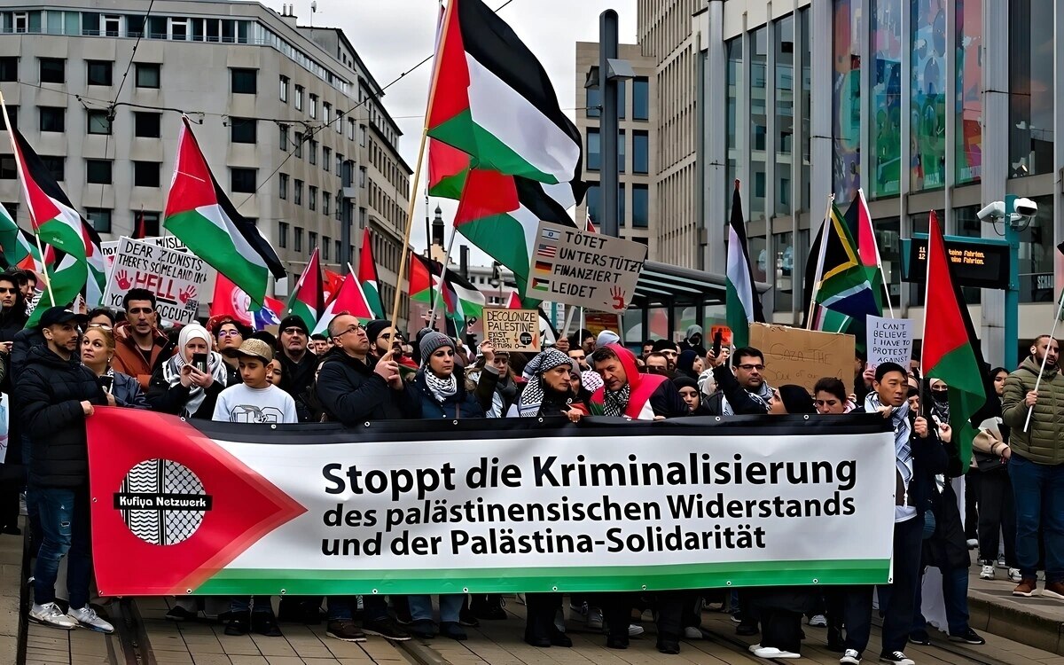 Berlin ausschreitungen bei israel hass demo