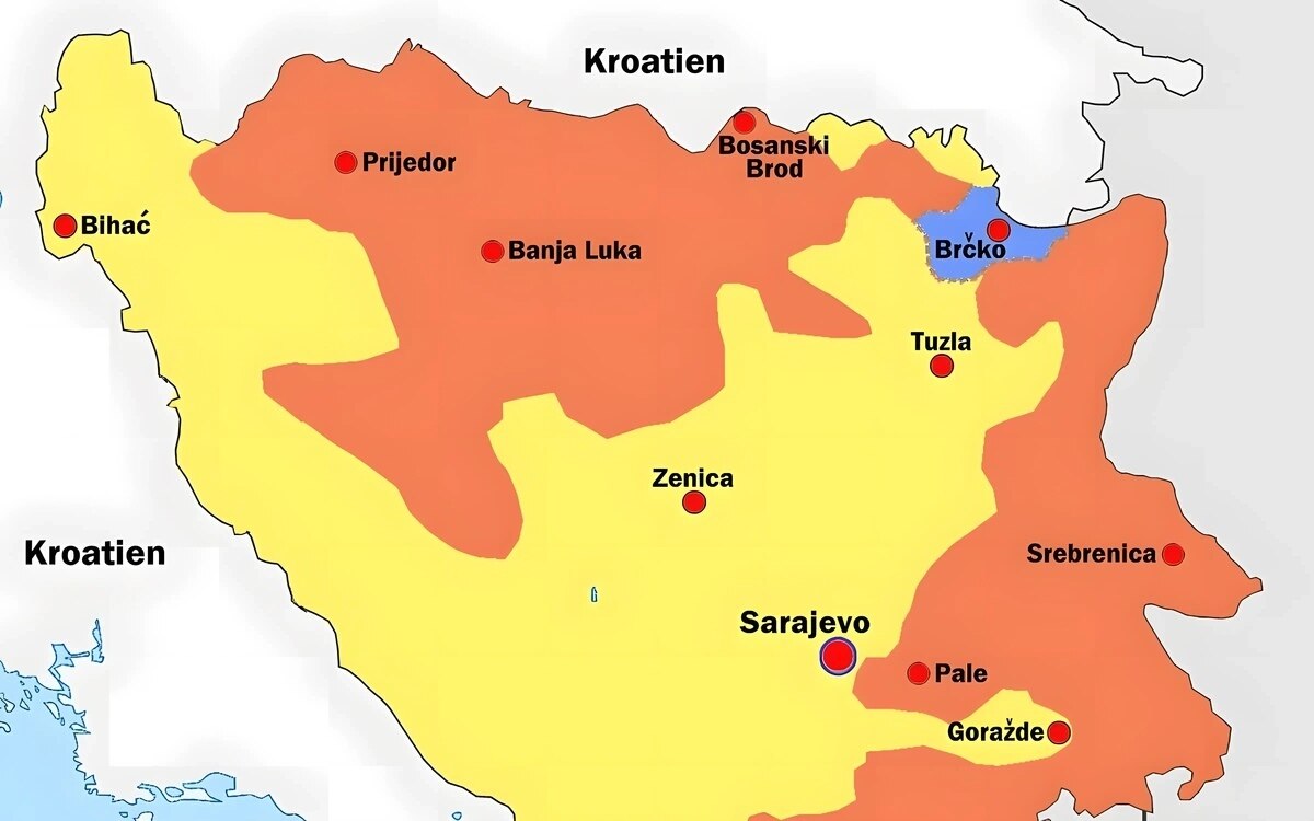 Jablanica katastrophenlage in bosnien herzegowina suche nach opfern der ueberschwemmungen geht