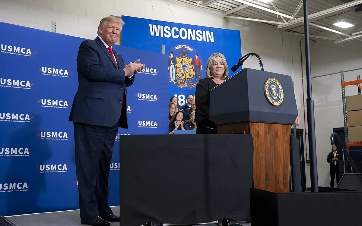 Wisconsin: Trump schimpft über Harris und Migranten bei Wahlkampfauftritt