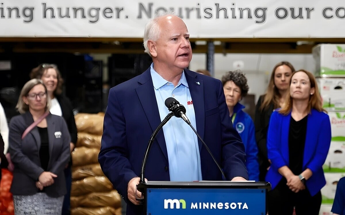 Wisconsin zwischenfall bei wahlkampfauftritt von tim walz