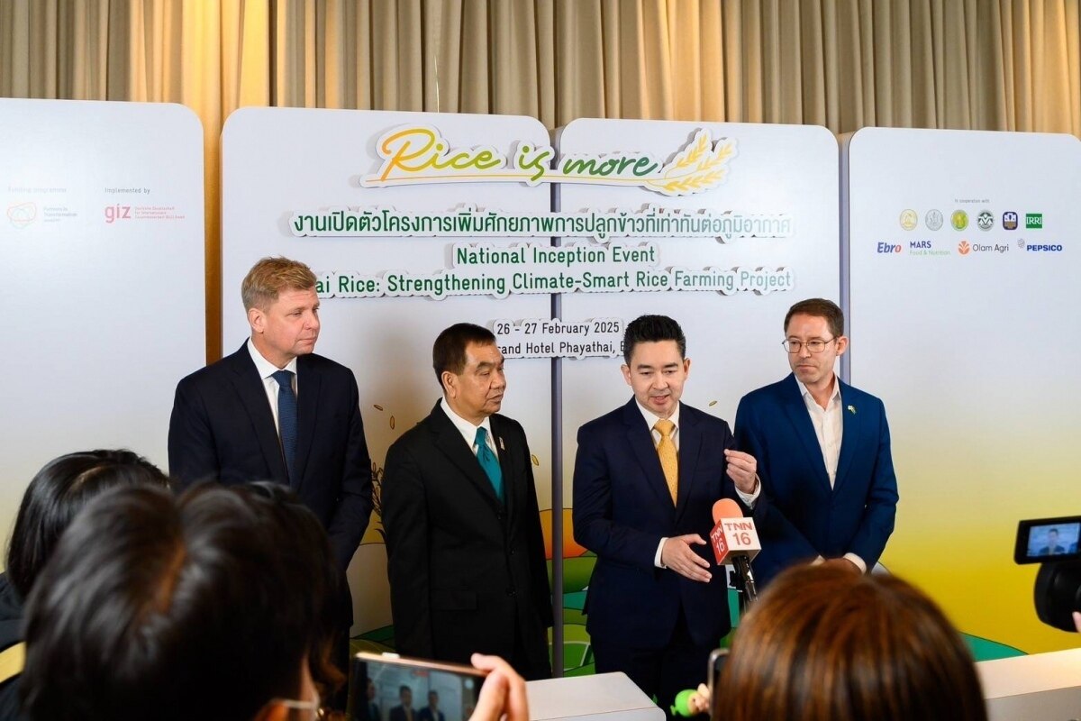 Revolution im Reisanbau: Deutsche Gesellschaft unterstützt 4 Milliarden Baht für klimafreundliche Innovationen in Thailand