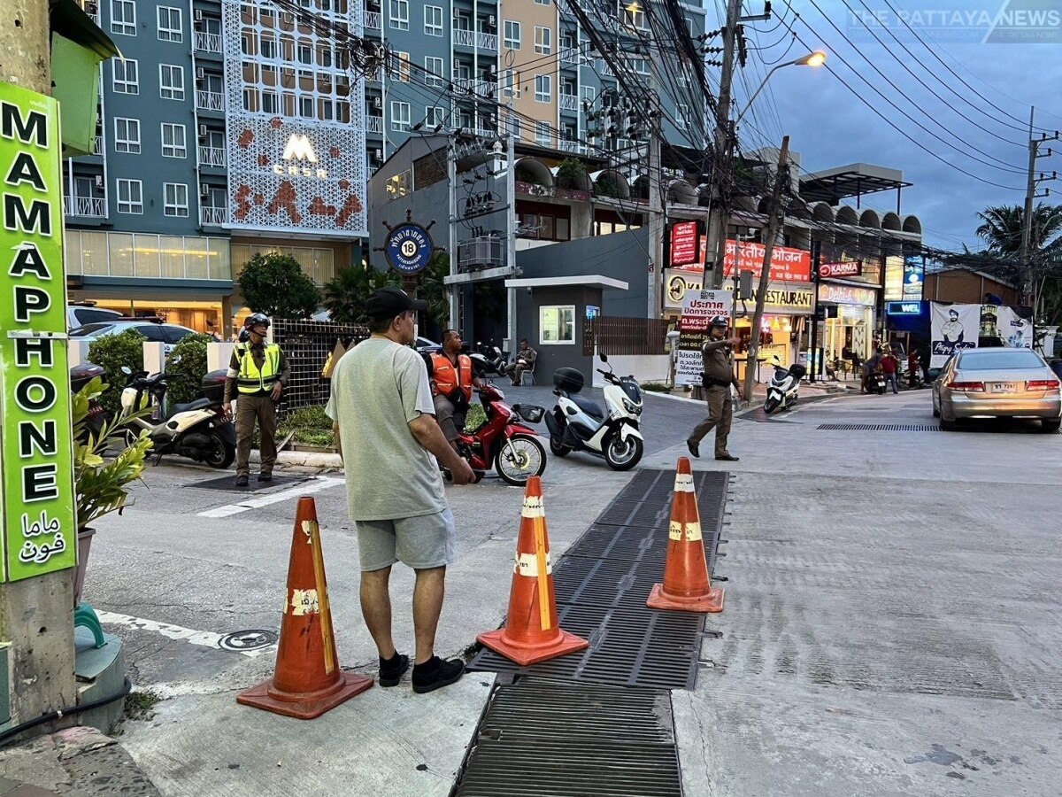 Hupend durch Pattaya ohne Helm, Führerschein und Versicherung - Polizei geht gegen Touristen aus dem Nahen Osten vor