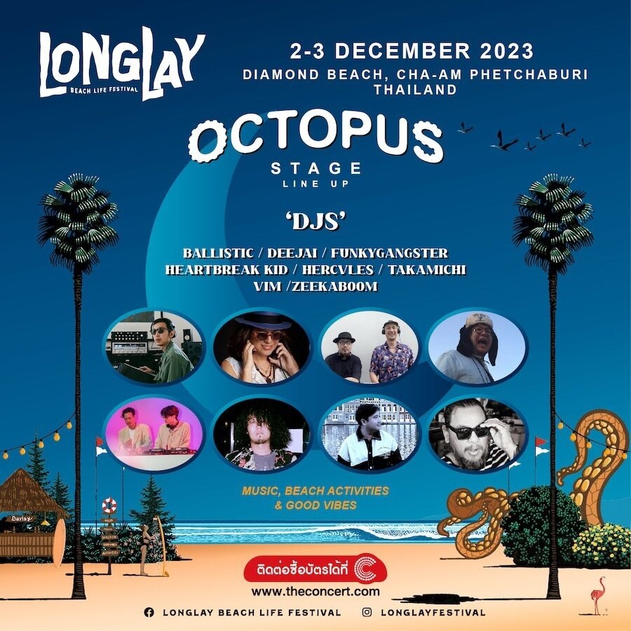 Longlay Beach Life Festival 2023 in Cha-am, 2. und 3. Dezember