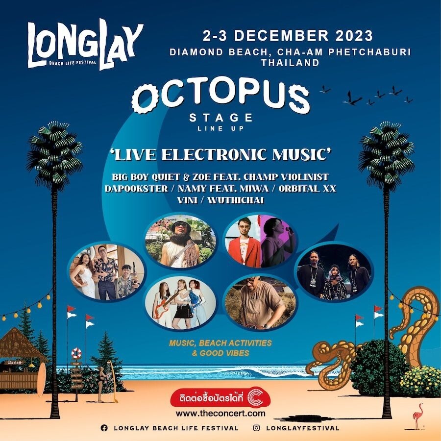 Longlay Beach Life Festival 2023 in Cha-am, 2. und 3. Dezember