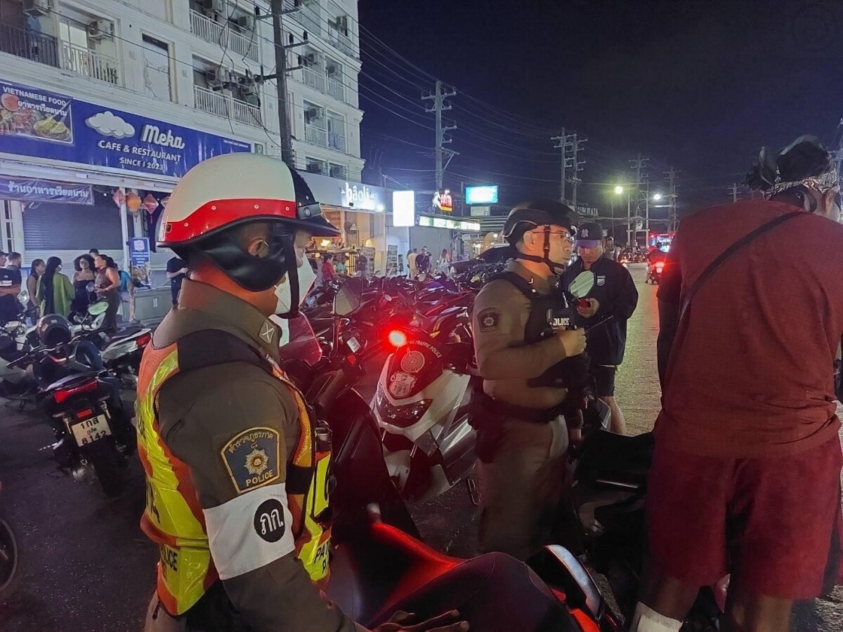 Endlich greift die Polizei in Patong hart durch: 20 Motorräder von rücksichts fahrenden Ausländern beschlagnahmt