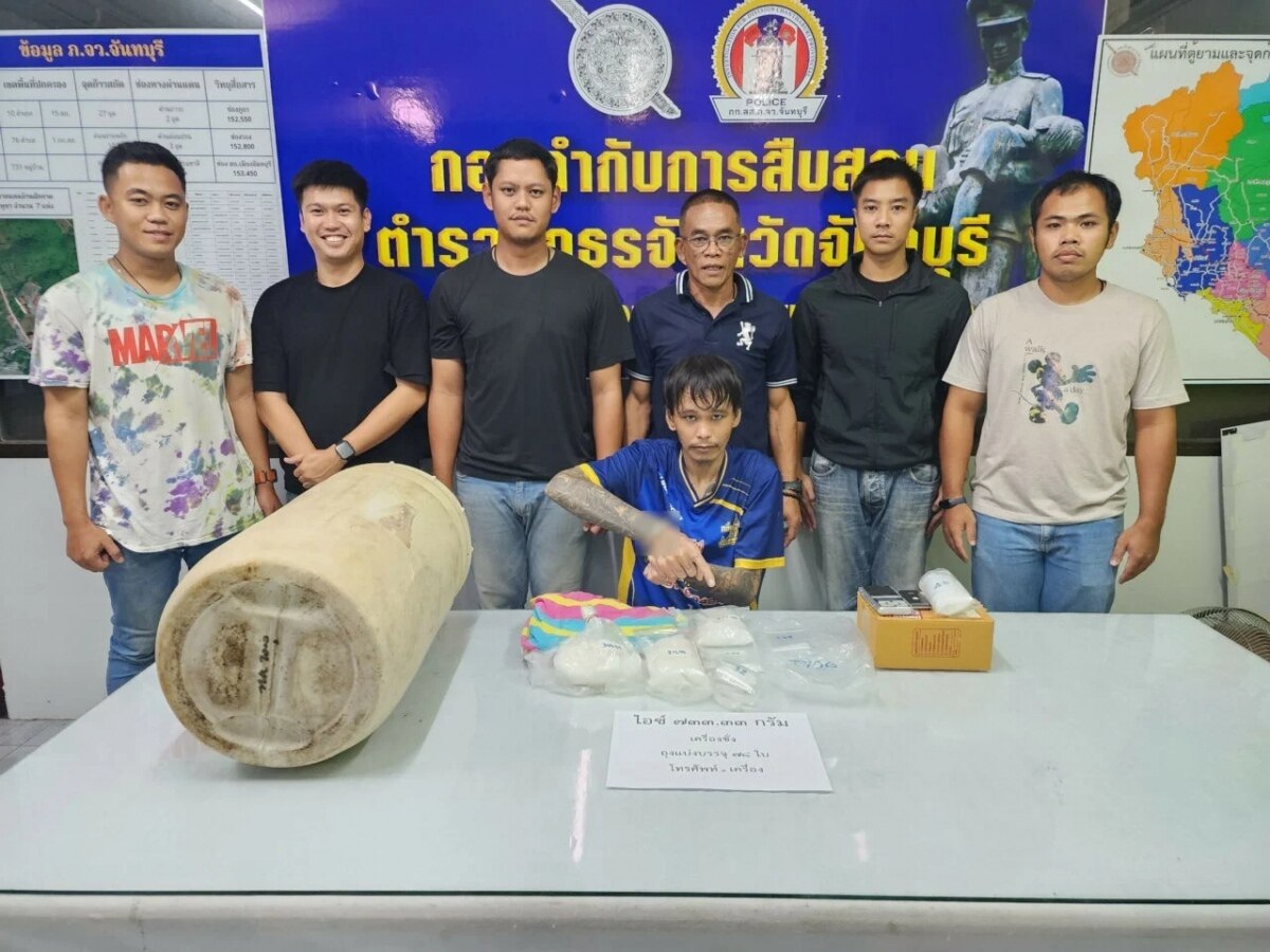 Schock in Chanthaburi: Zwei Männer mit 100 kg Crystal Meth erwischt - Polizei schlägt zu