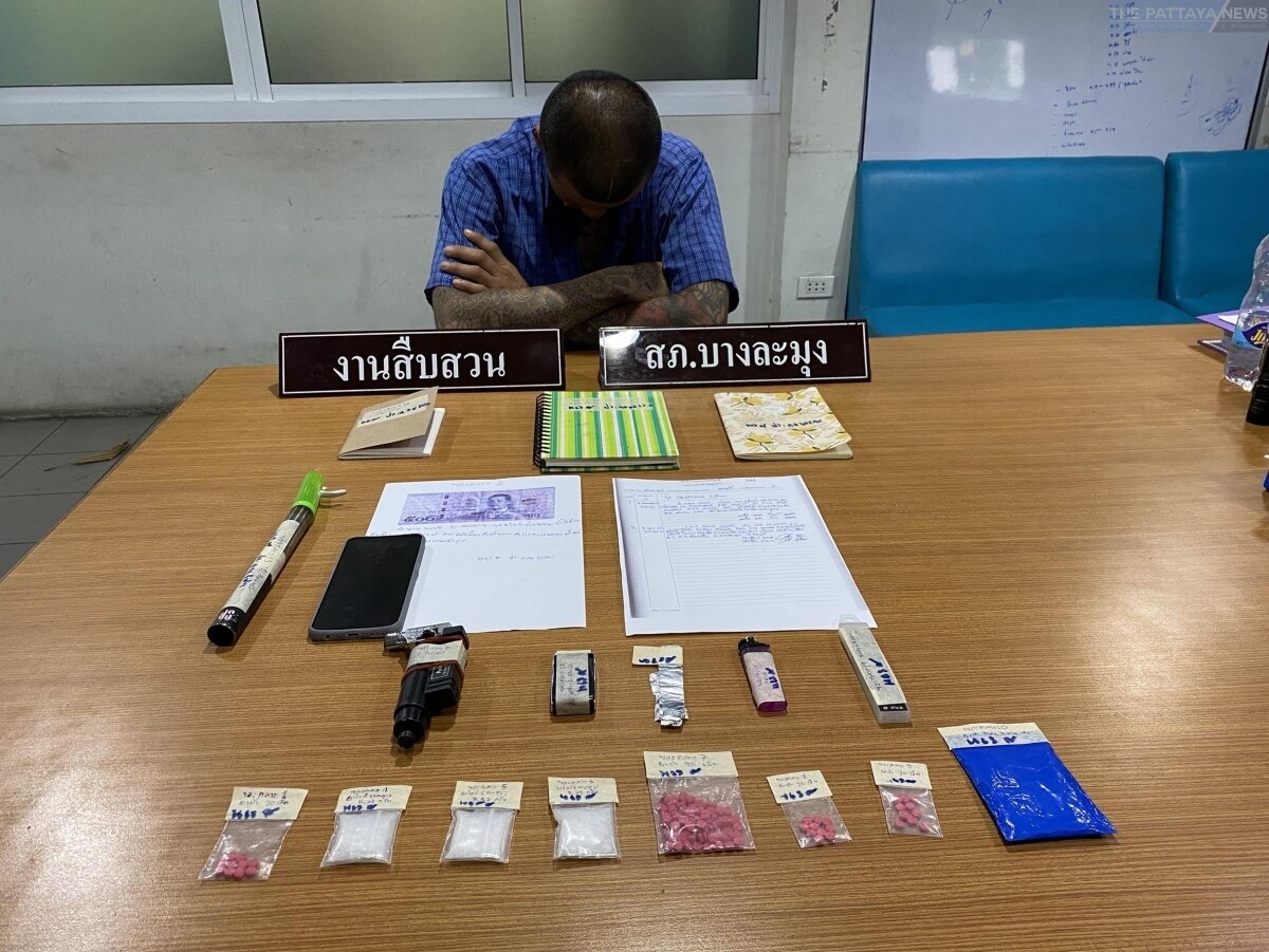 Pattaya: Abtrünniger Mönch wegen Drogenverkauf an Jugendliche verhaftet (Fotos)