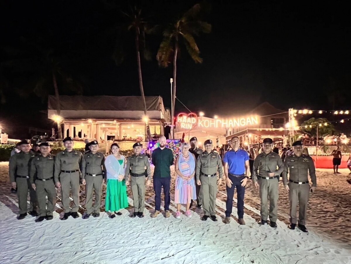 Sicherheit für Touristen: Touristenpolizei verstärkt Maßnahmen zur Vollmondparty auf Koh Phangan