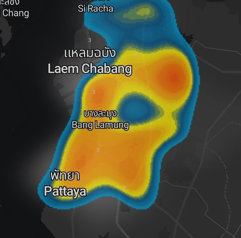 Pattaya und die östliche Region erleben starke Winde und Gewitter