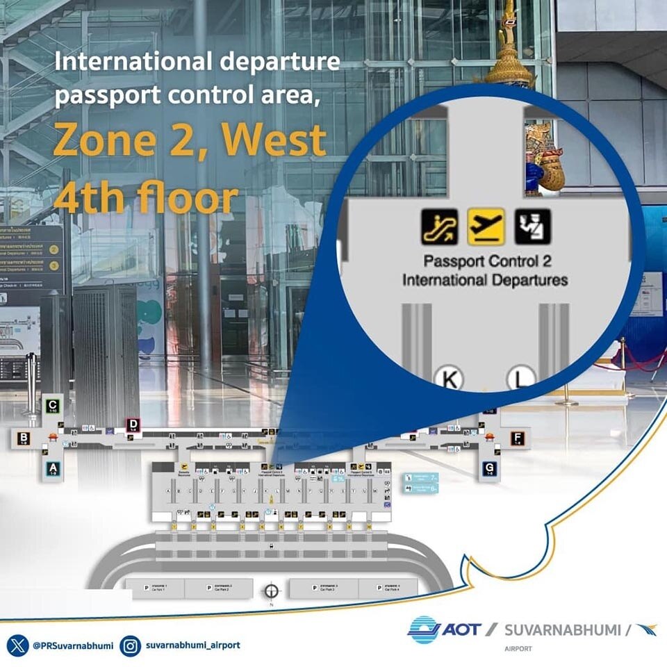 Der Flughafen Bangkok Suvarnabhumi installiert einen neuen automatischen Kanal für das Passkontrollsystem